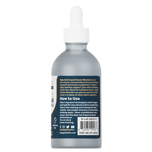 Baja Gold Liquid Ocean Minerals Australia – Hydration & Trace Minerals.