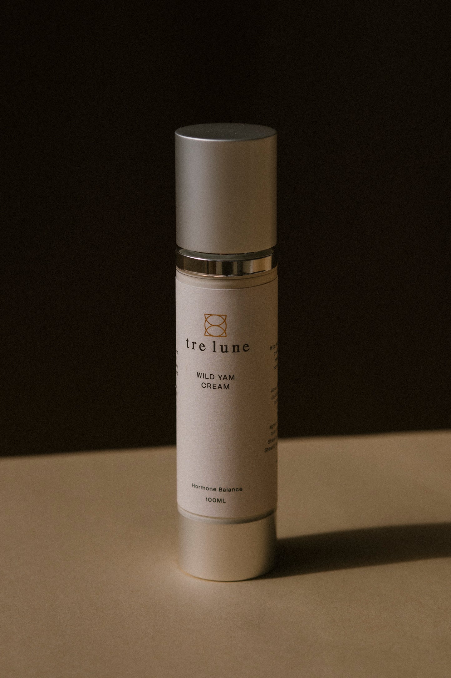 Premium wild yam skin cream with natural oils and herbal extracts