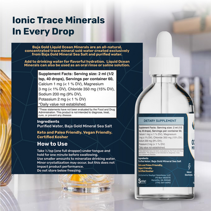 Baja Gold™ Liquid Ocean Minerals