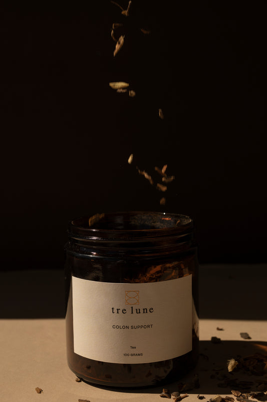 Tre Lune Colon Support Tea – Barbara O’Neill original herbal formula for colon cleansing, digestion, and gut balance in Australia.