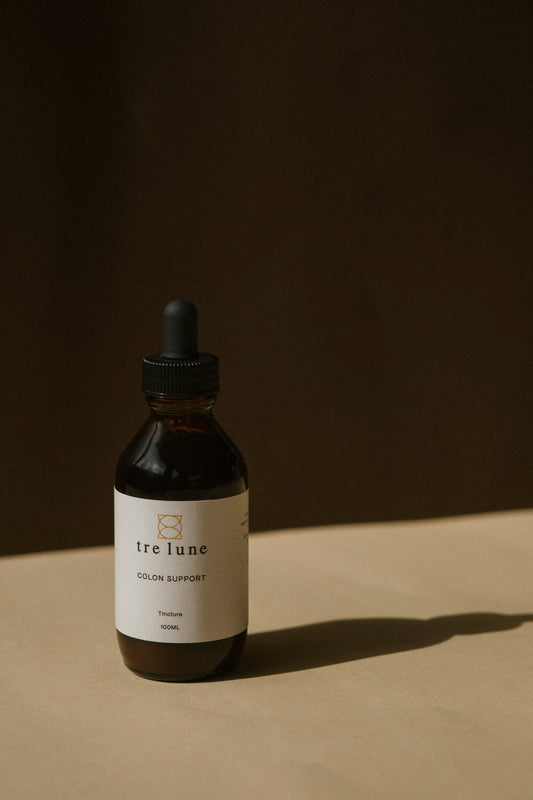 Tre Lune Colon Support Tincture – Barbara O’Neill original formula for digestion, elimination, and gut balance, handcrafted in Tasmania
