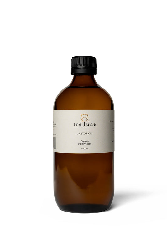 Pure castor oil for hair, skin, and wellness – organic, cold pressed and hexane-free