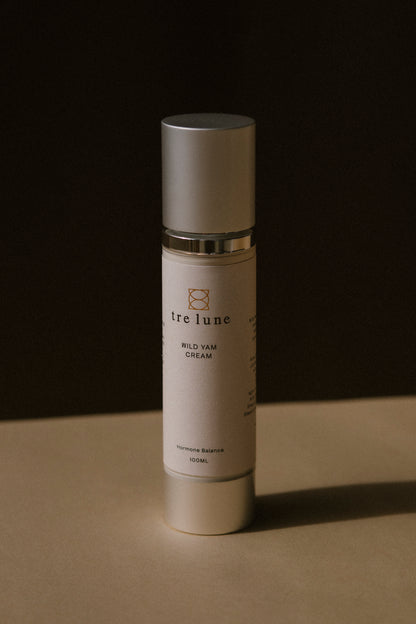 Premium wild yam skin cream with natural oils and herbal extracts
