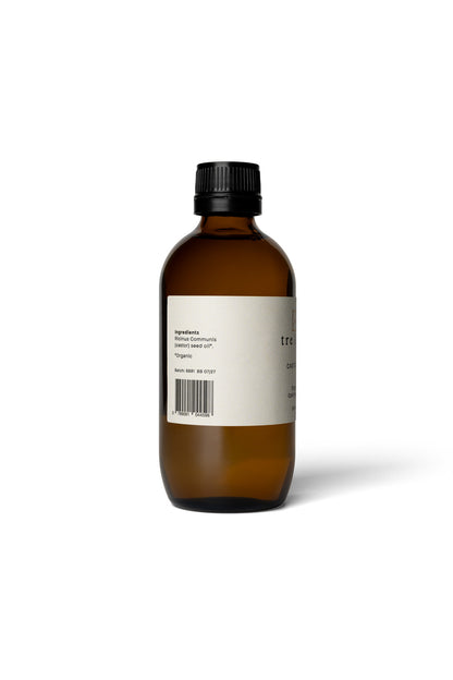 Tre Lune premium castor oil – pure organic, hexane-free, glass bottled for natural health