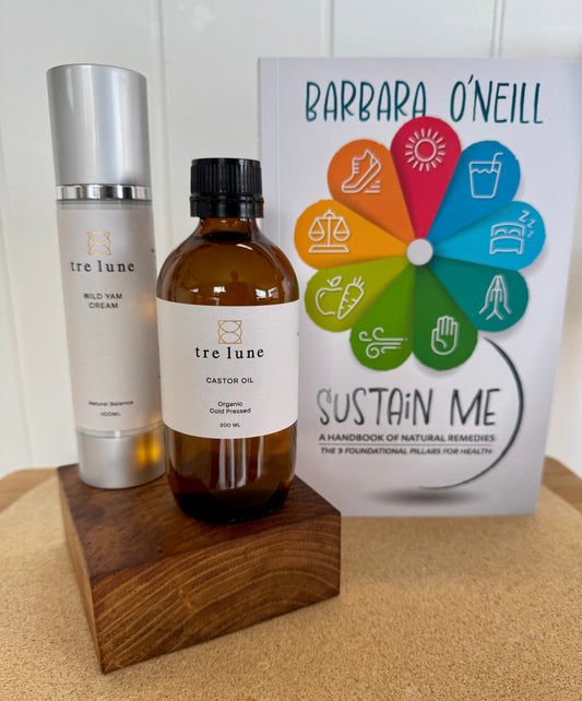 Tre Lune Hormone Support Bundle – Barbara O’Neill inspired remedies for hormone balance and natural wellness
